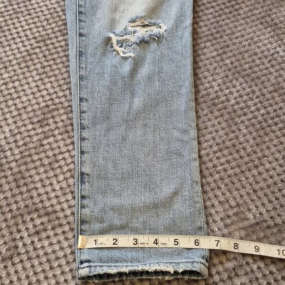 PISTOLA Presley High Rise Jeans 27 Blue Virginia Beach 90s Vintage Distressed - Picture 8 of 12